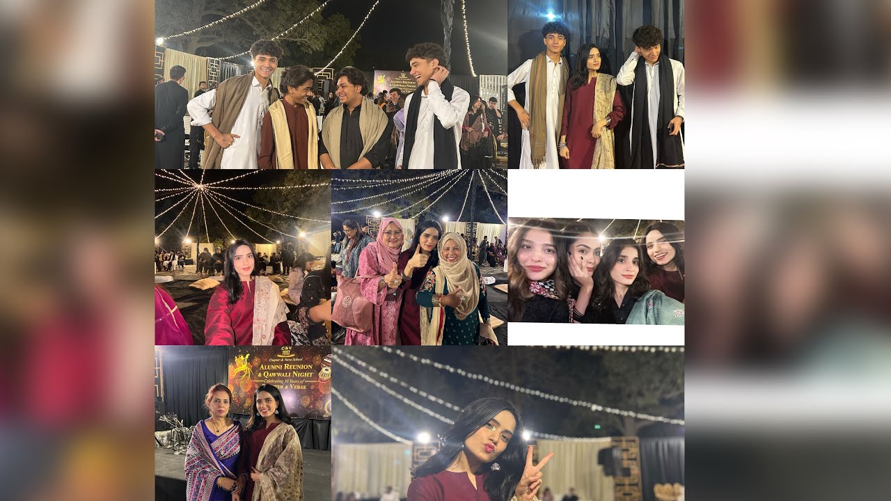 Alumni Reunion Celebrating 30 years of CnV Qawali night (my first vlog)