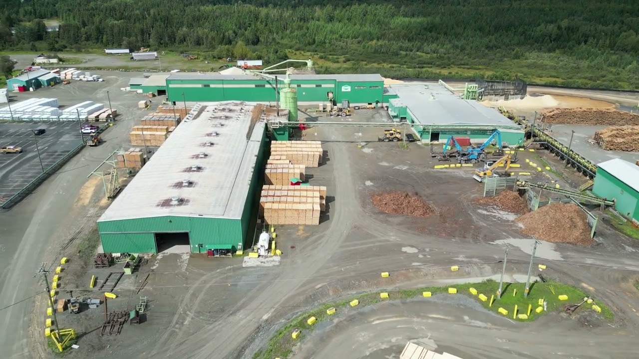 J.D. Irving Sawmill - Kedgwick New Brunswick  Canada 🍁 Mavic Mini3 Pro 🍁2024
