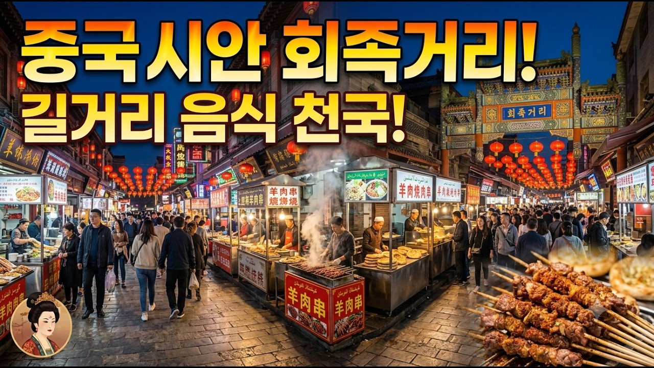 중국 시안 여행 2일차 EP.3(회족거리)
