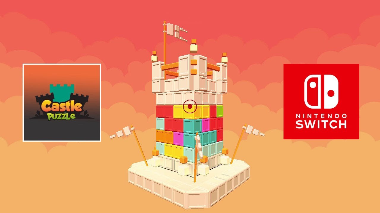 Nintendo Switch Castle Puzzle (Fortress Building Puzzle) Gameplay LPOS
