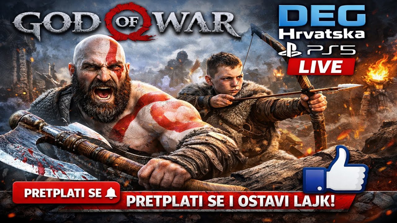 God of War OSMA EPIZODA /EP.8/DEGHrvatska/PS5 GamePlay