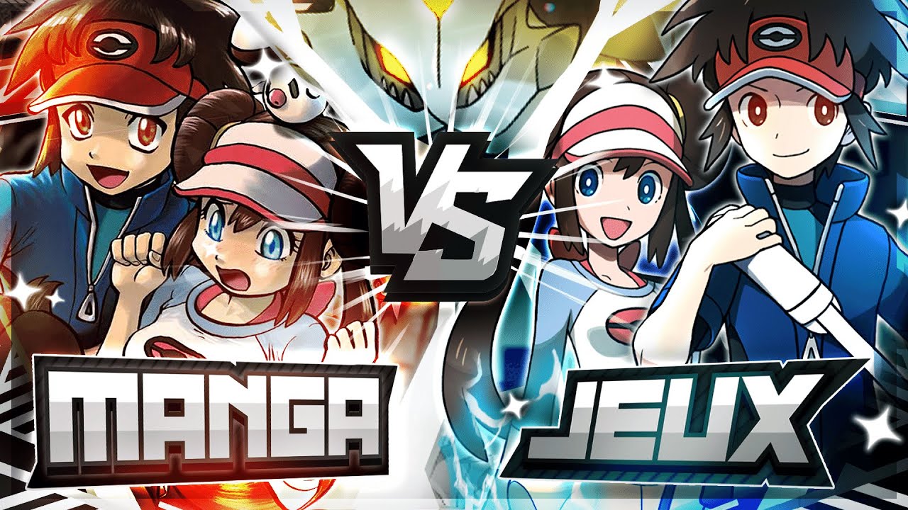 25 DIFFÉRENCES entre les MANGAS et JEUX ?! ❄️🔥 (Noir 2 et Blanc 2)