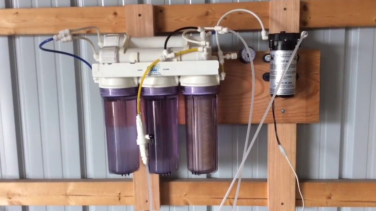 How to clean Sap RO reverse osmosis membranes for small scale hobby maple syrup