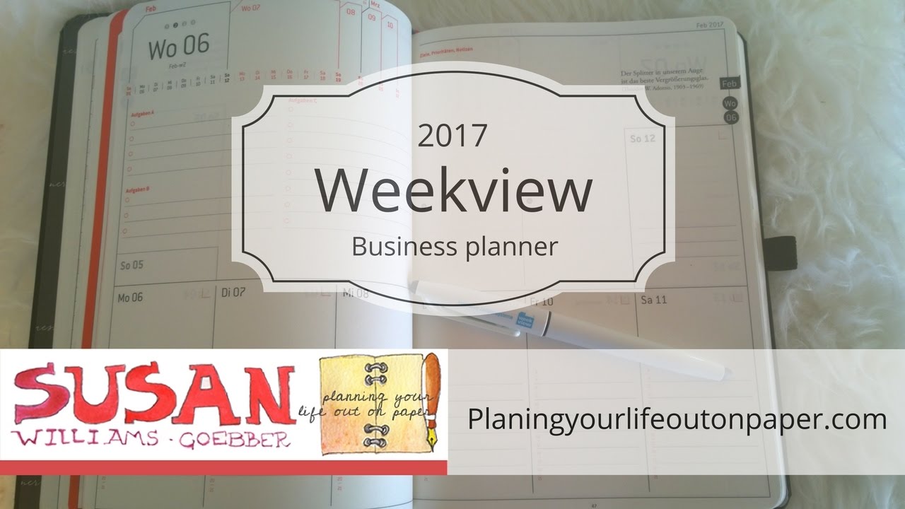 Weekview 2017 Business planner unboxing