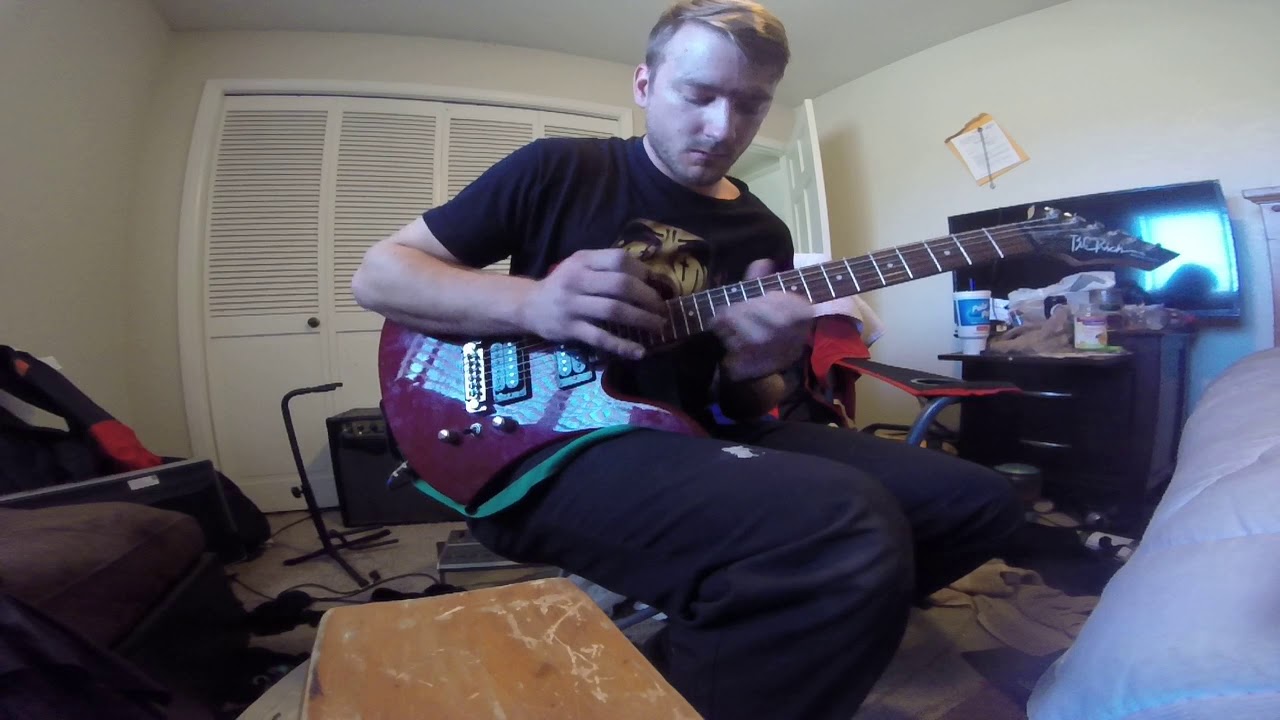 Sick Bastard by The Exploited guitar cover with solos