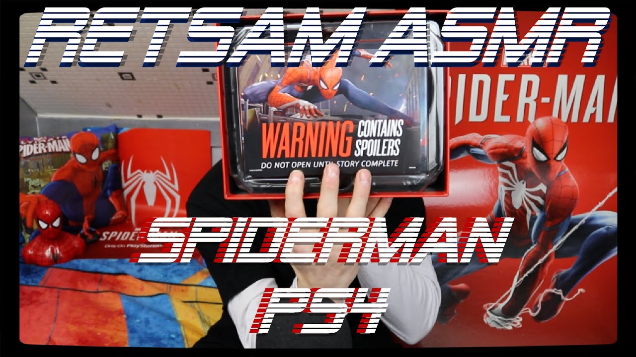 Spider-Man Collector’s Edition PS4 Game Unboxing.. Whispered *ASMR*