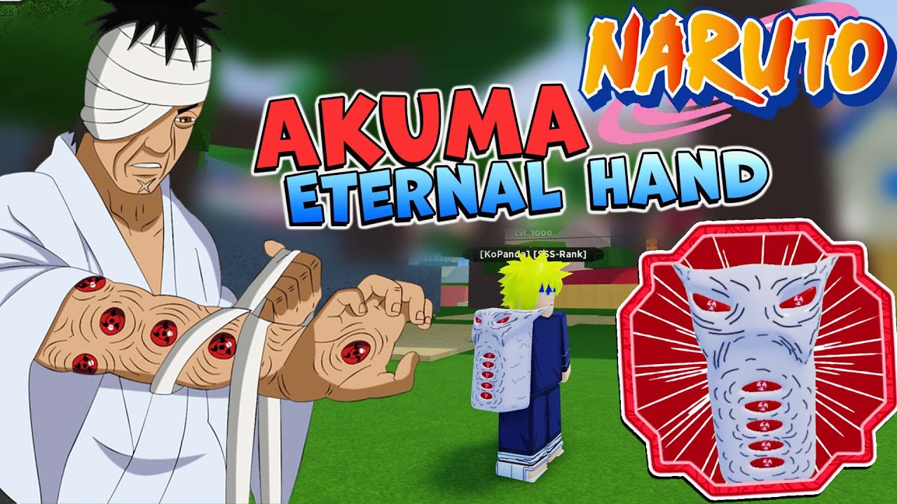 Шиндо Лайф рука Шаринган 😱 Akuma Eternal Hand Shindo Life Наруто Роблокс
