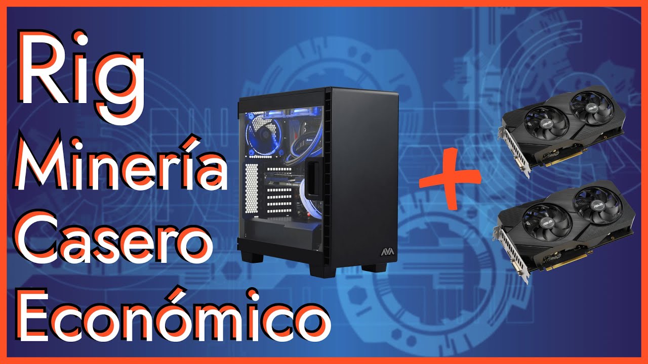 Como ARMAR un RIG de minería CASERO con dos GPU (tarjetas gráficas) - Minar Ethereum desde casa 2021