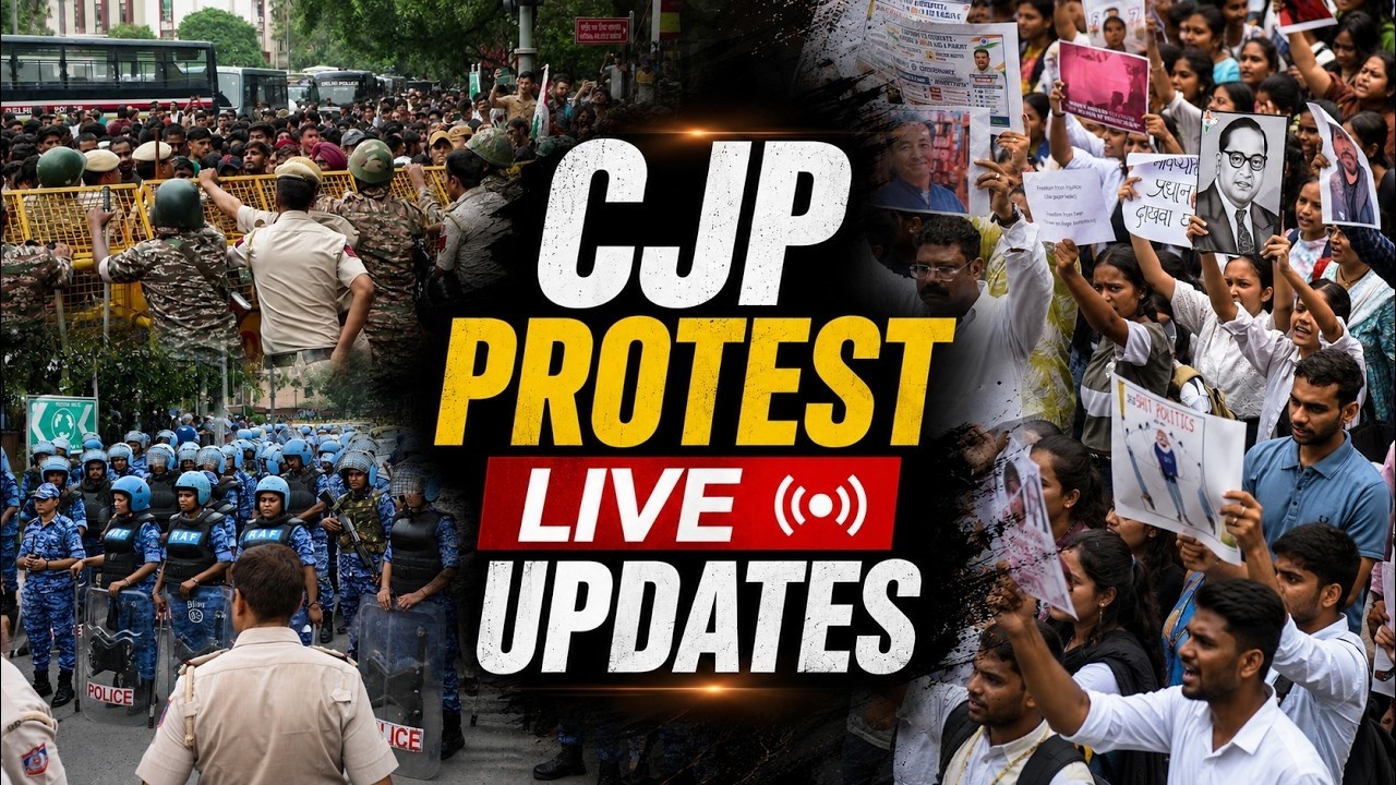 CJP Protest LIVE | Jantar Mantar Protest Continues | Parliament March Aftermath | Delhi LIVE