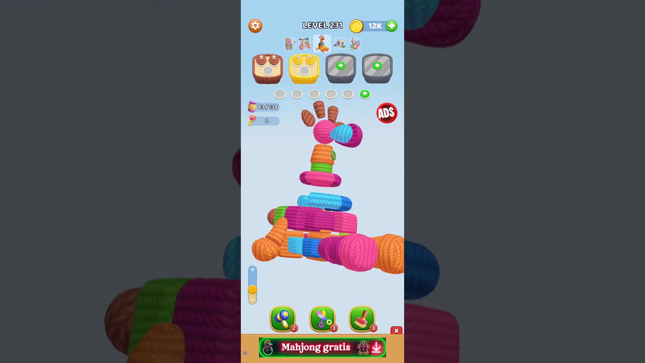 Yarn fever level 231