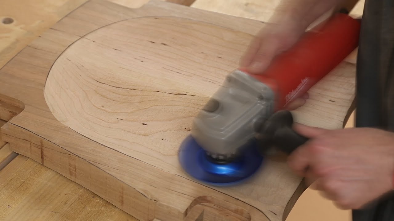 Sculpted armless bar stools pt 5/8: shaping and powercarving the seat