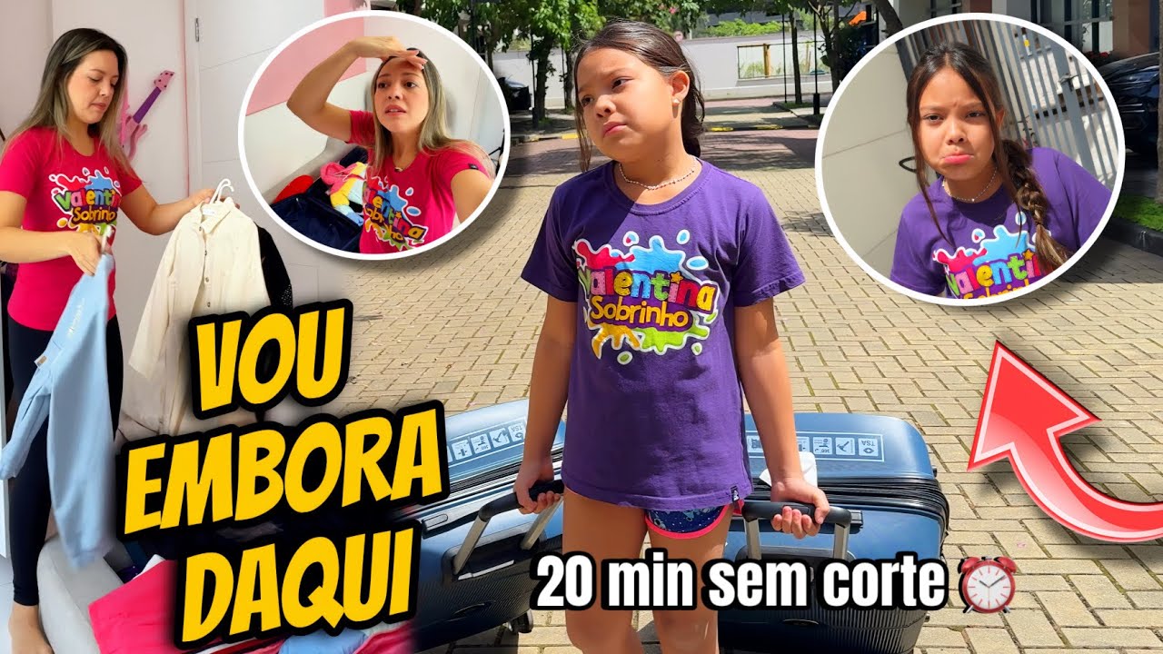 PEGUEI TODAS AS MINHAS ROUPAS PRA IR EMBORA !! 😥 * 20 minutos sem corte * 
