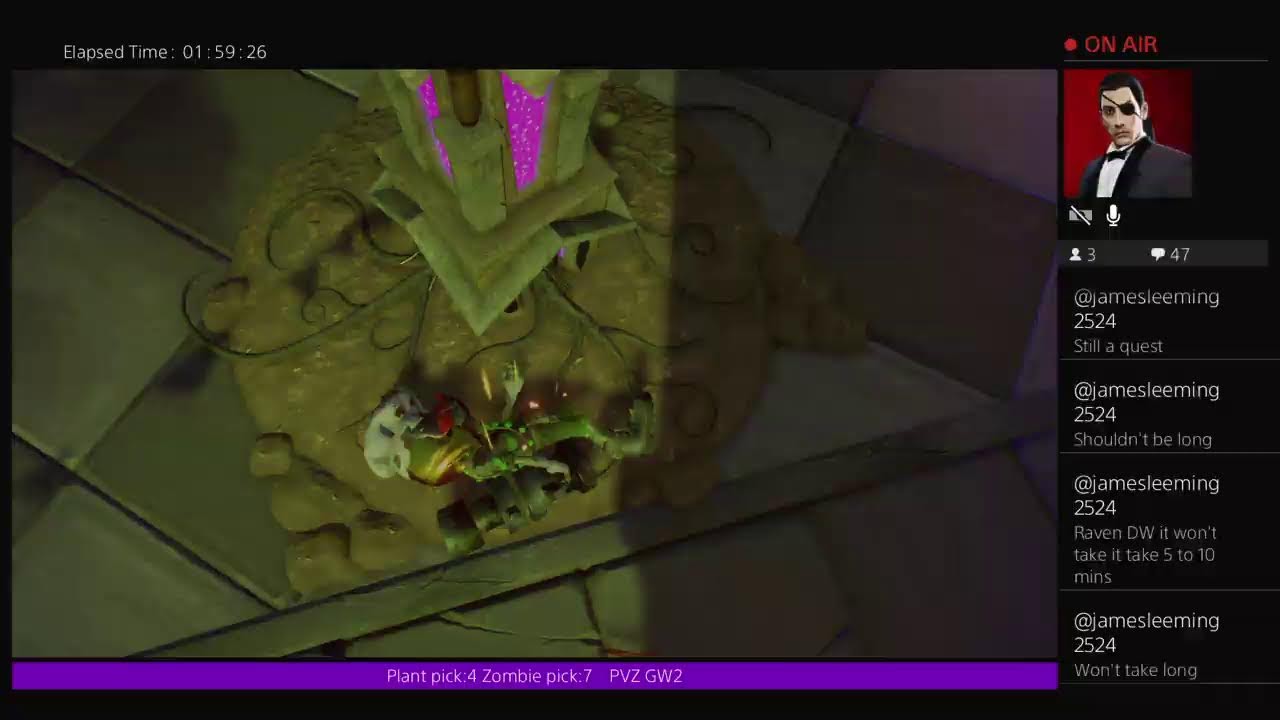 PVZ GW2 streaming to max rank plus 1v1