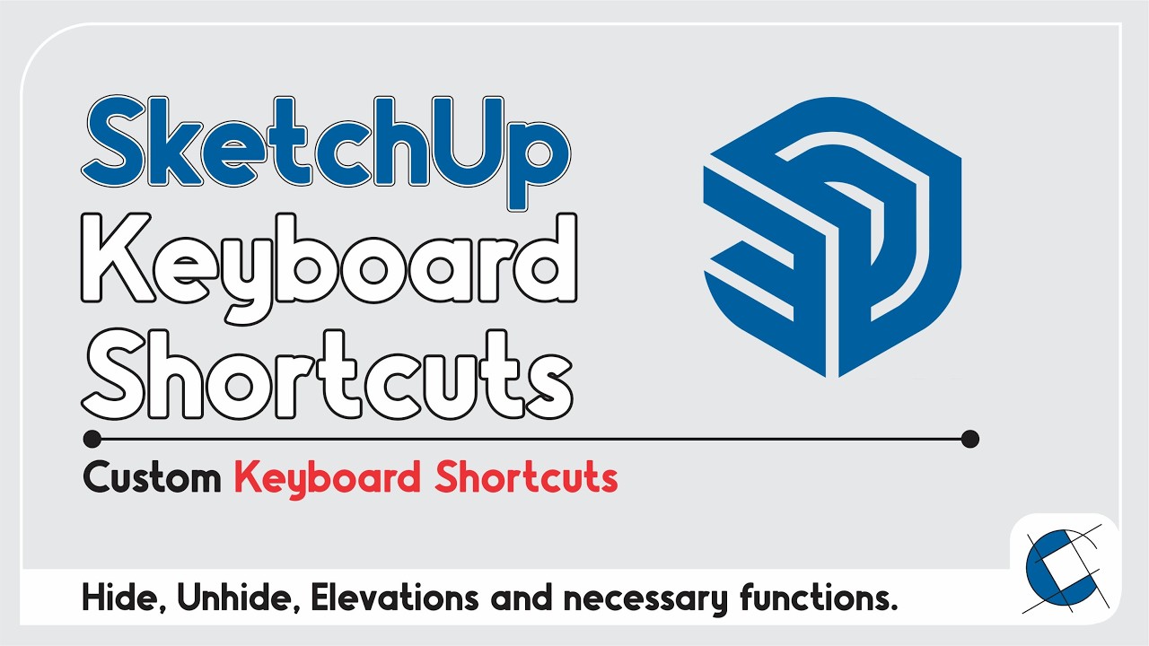 Объяснение сочетаний клавиш SketchUp | Работайте быстрее в SketchUp #sketchup_core