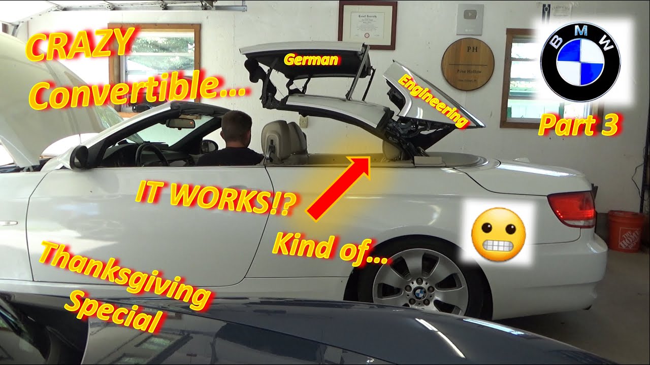 (Pt 3) CRAZY Convertible BMW...BUTCHERED!! ('07 328Ci Windows-Top-Trunk BROKEN)