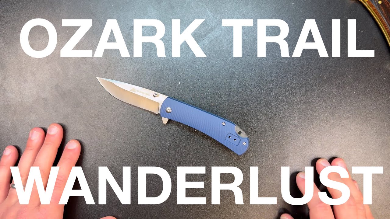Ozark Trail Wanderlust Folding Pocket Knife Unboxing