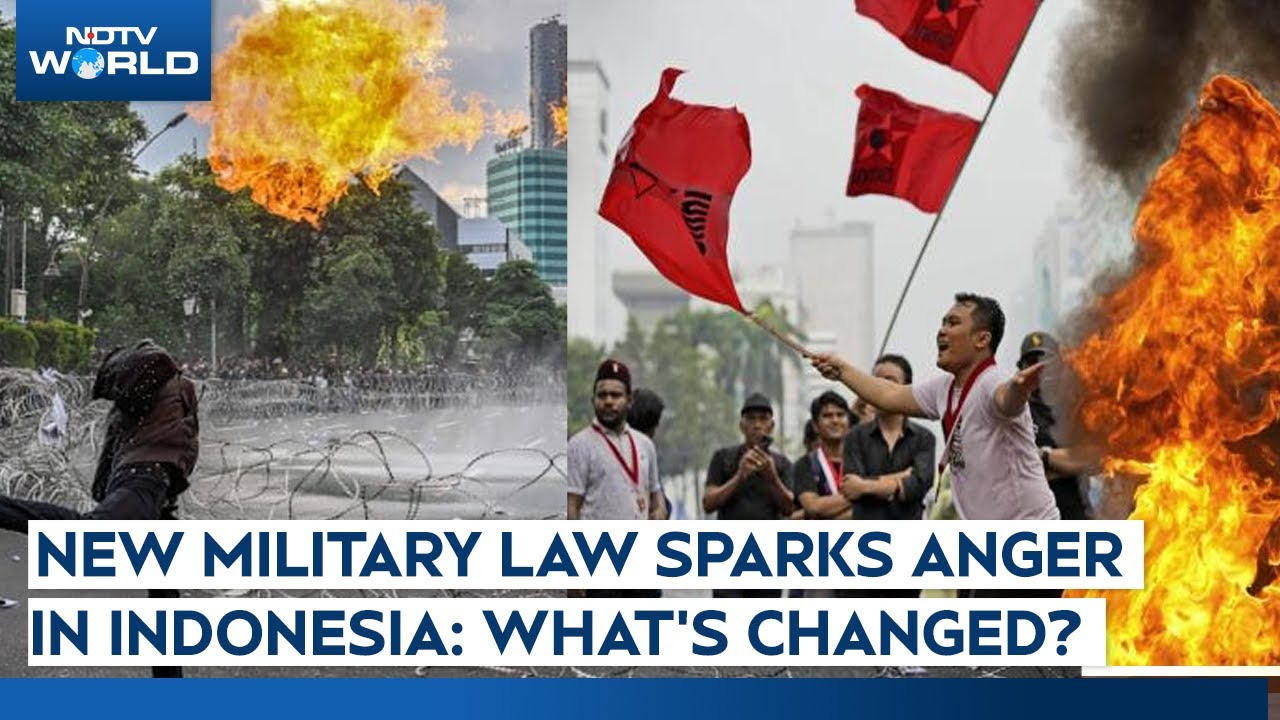 Indonesia Protest | Protests Over New Military Law Turn Violent, What's The Contentious Law?