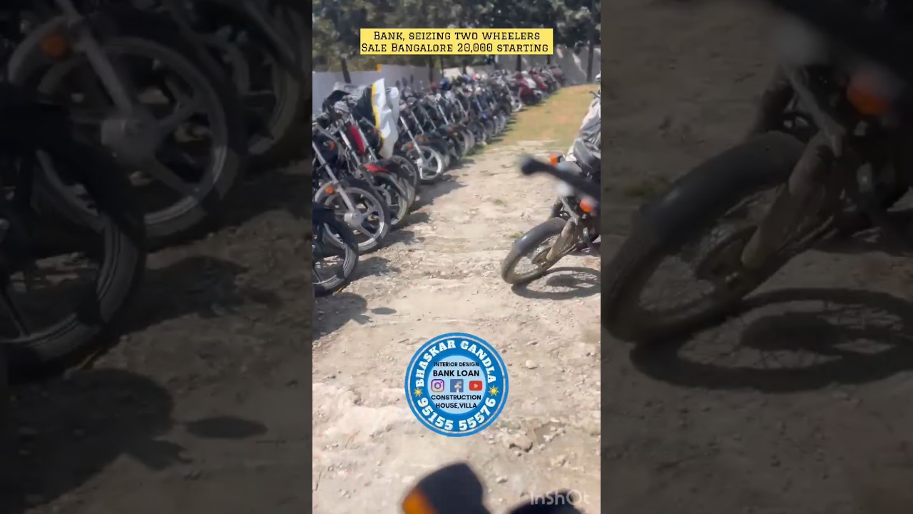 Bank Auction Alert &ndash; Two-Wheelers sale || in Bangalore