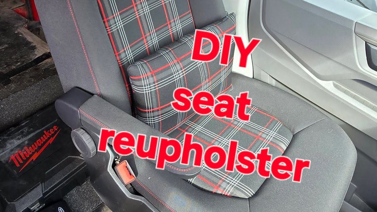 DIY seat reupholster