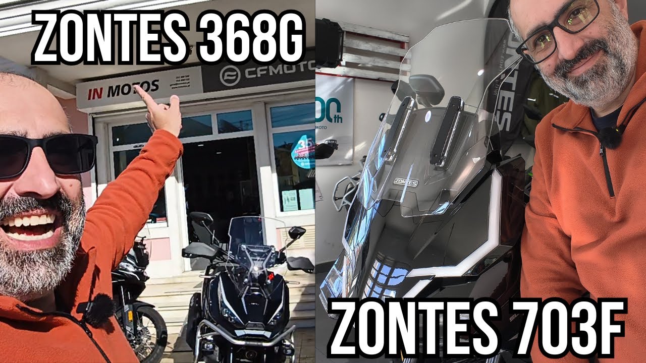 Exclusivo: Zontes 368G e Zontes 703F