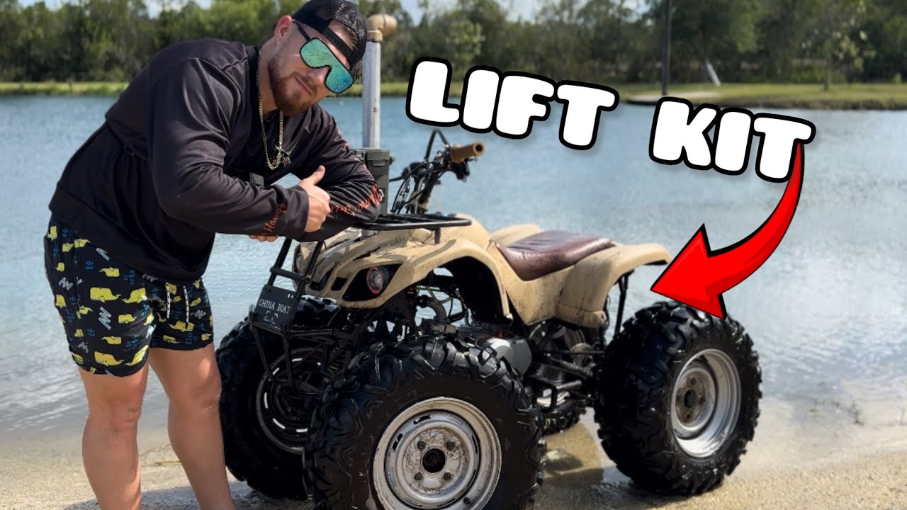 I Put A Lift Kit On My Chinese Atv & Took It DEEP!