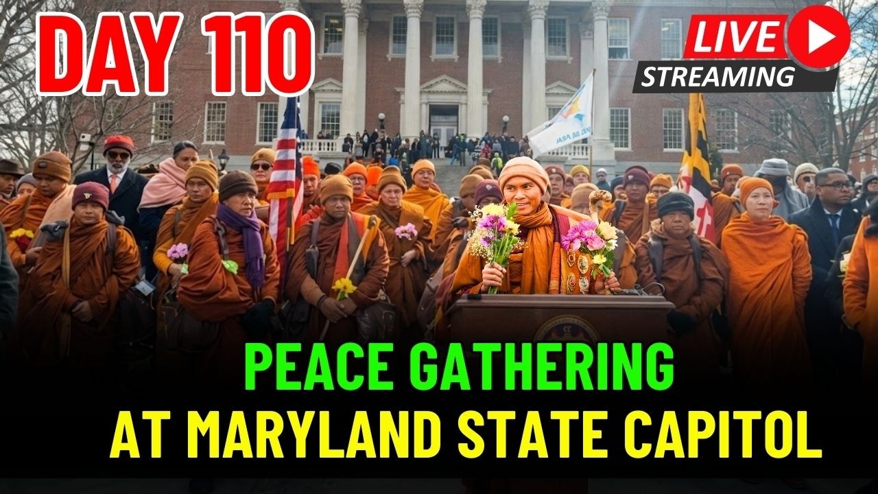 🔴Livestream: Peace Gathering at Maryland State Capitol, on Day 110 - 2/12/2026