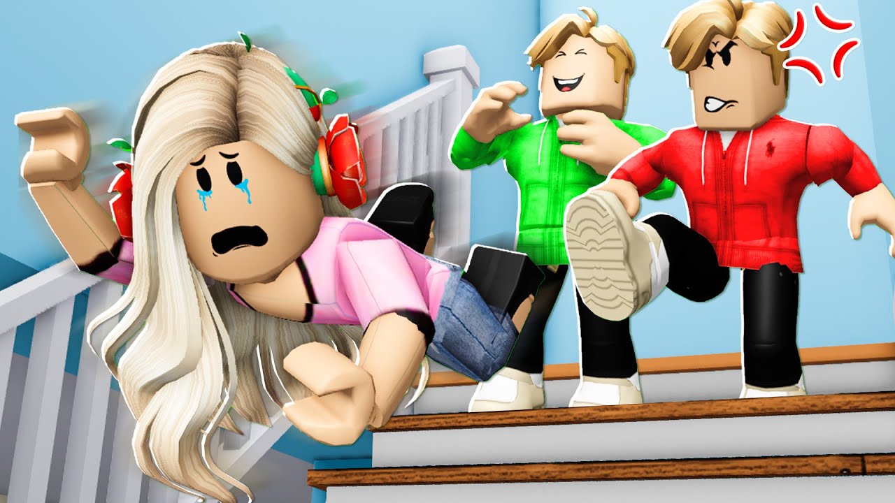 Старшие братья-близнецы ненавидят младшую сестру! (Roblox)