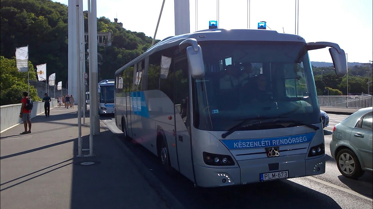 POLICE BUS CONVOY