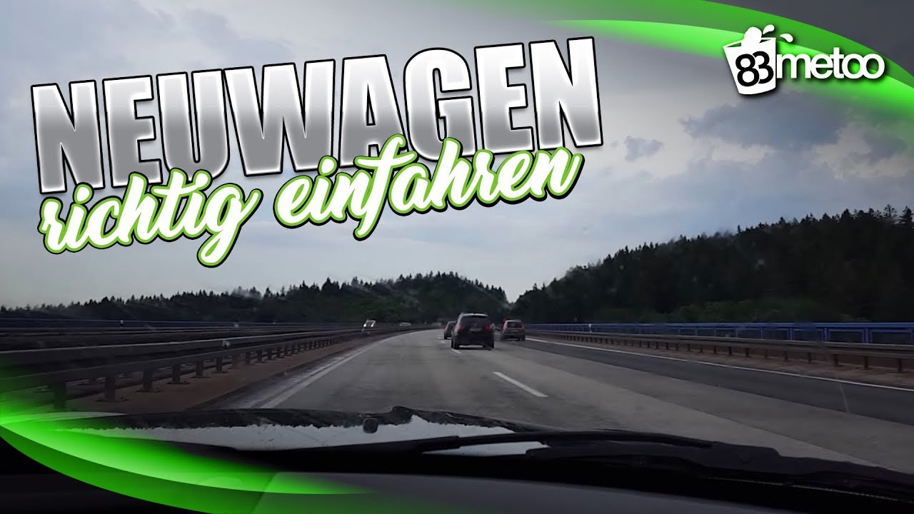 Neuwagen richtig einfahren - Neues Motorrad richtig einfahren - Motor richtig einfahren - Vlog #20