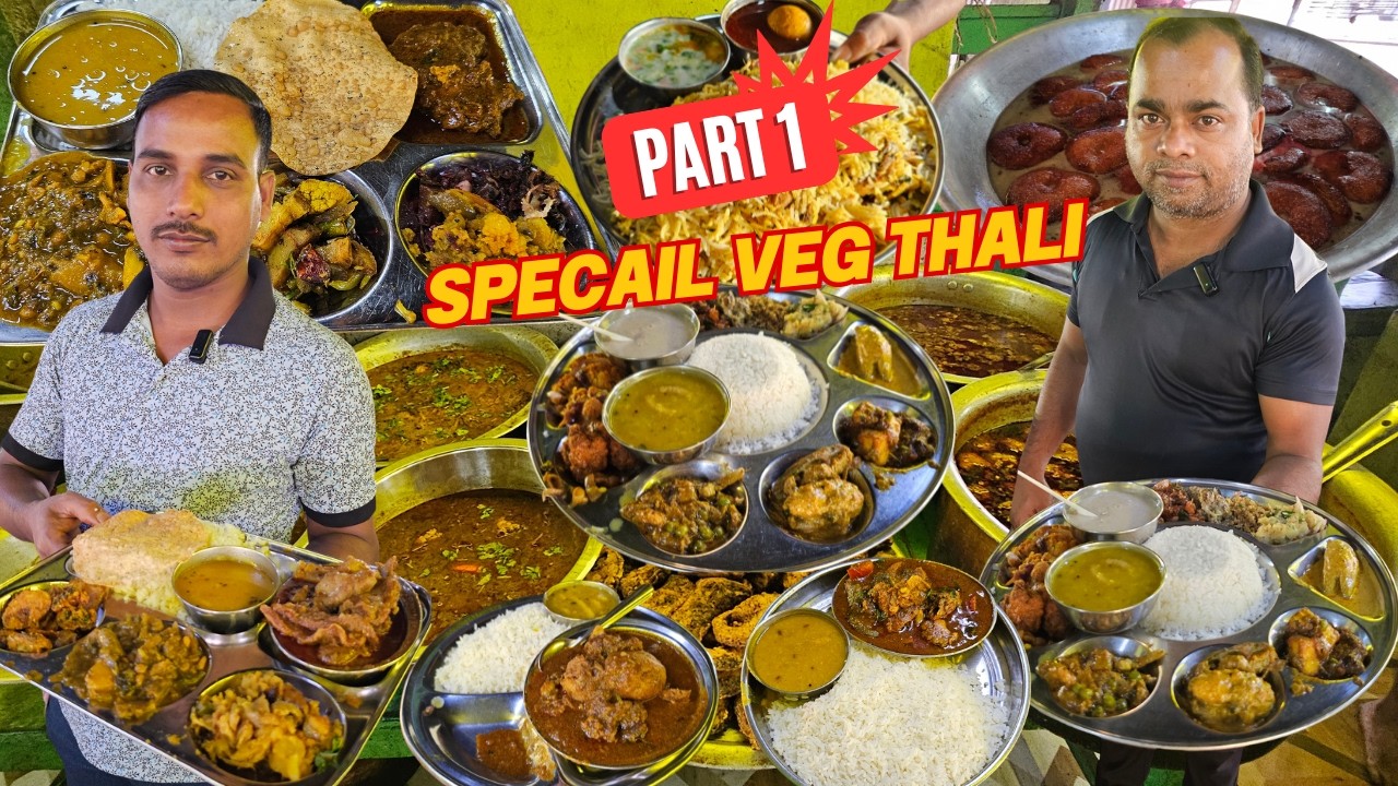 Best Roadside Famous Dhaba Odisha | Episode 1Veg And Non Veg Thali | Indian Street Food Tour