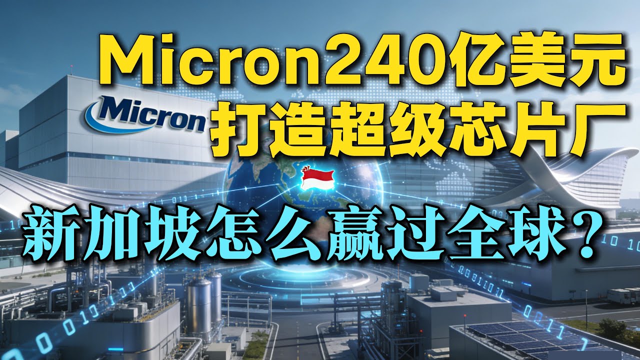 新加坡的“超级晶圆厂”来了！Micron 240亿美元押注新加坡，小红点凭什么在全球科技中胜出？