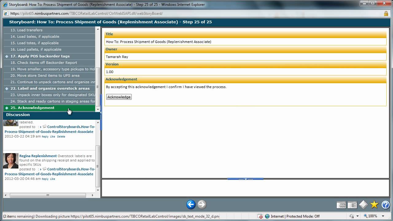 TIBCO Nimbus Control in Retail