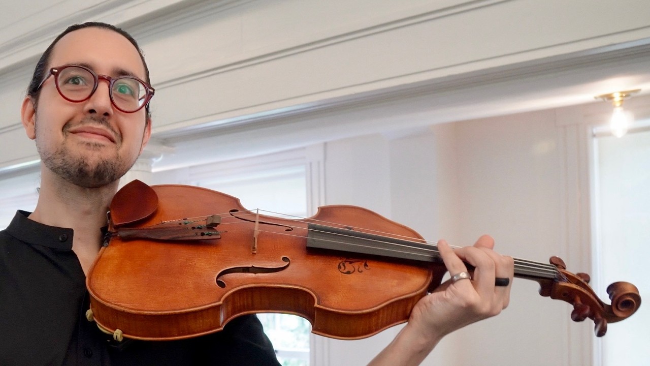 Is the design of Paul Laraia's viola ancient or totally new??