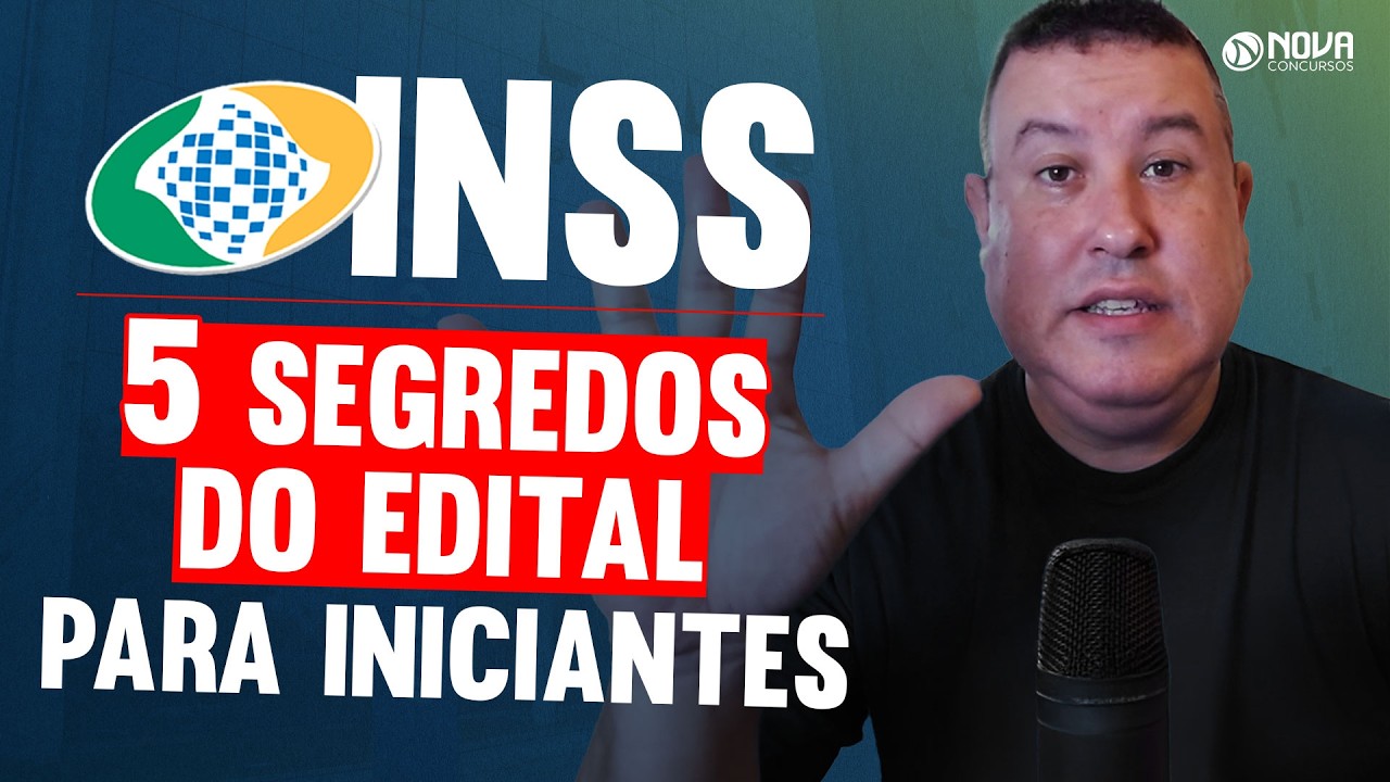 Concurso INSS 2026 | 5 Dicas para Iniciantes 🚀