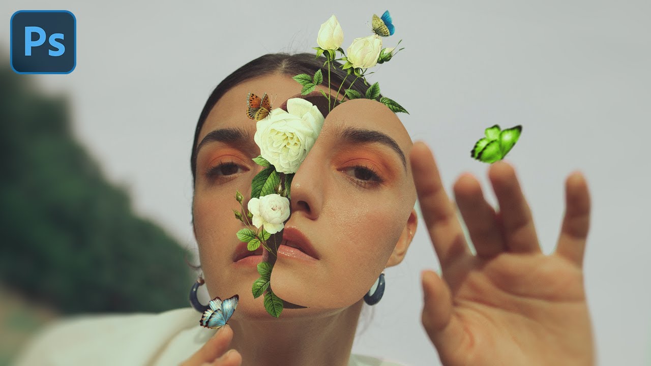 Flowerful Photo Manipulation - Photoshop Tutorial
