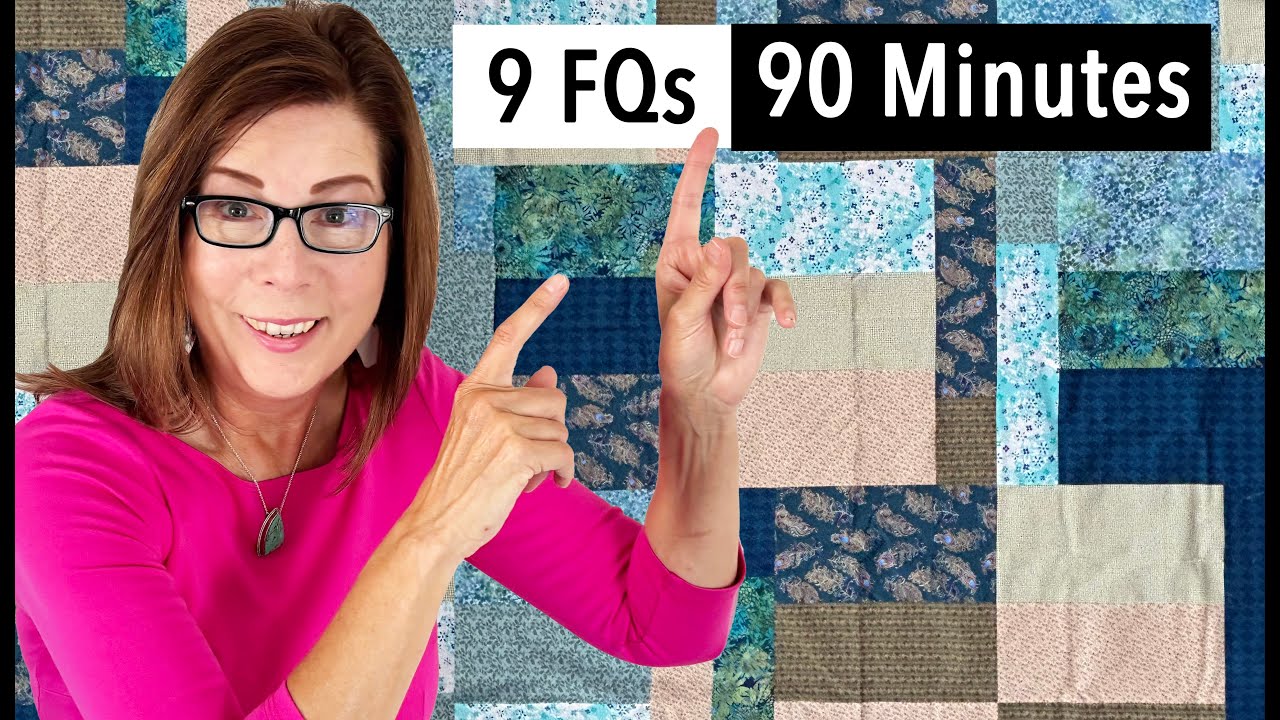 😇 90-минутное одеяло Fat Quarter ✂️ | STASHBUSTER | Бесплатное руководство | Легкое одеяло для по...