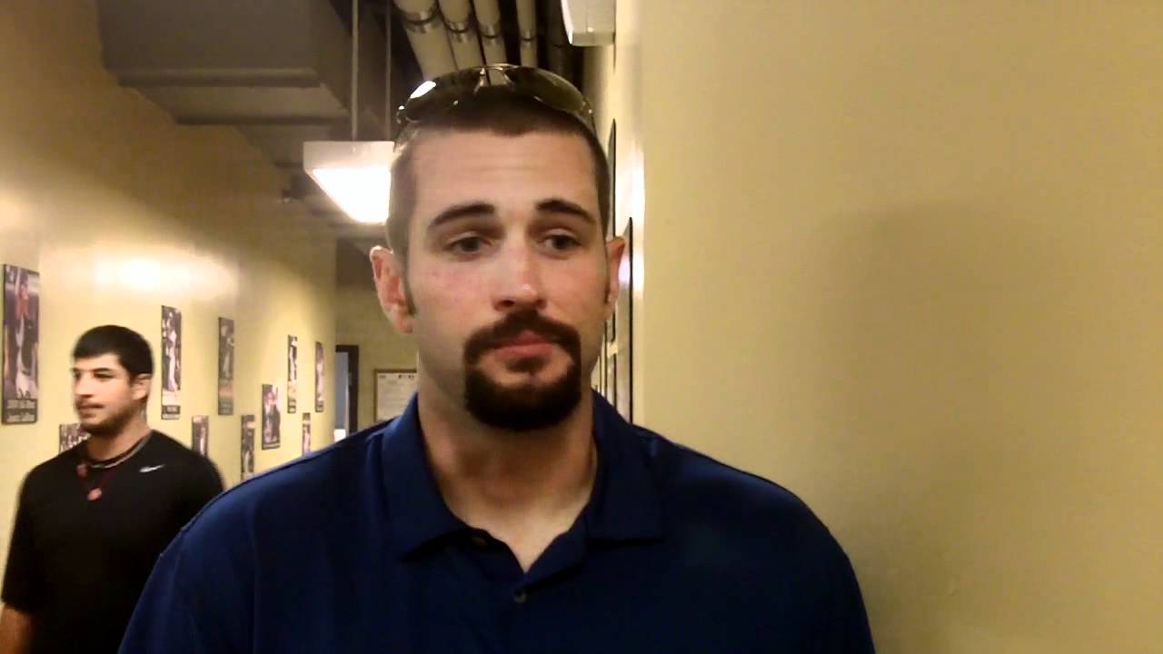 Bill Bray talks after rehab performance vs. Rochester