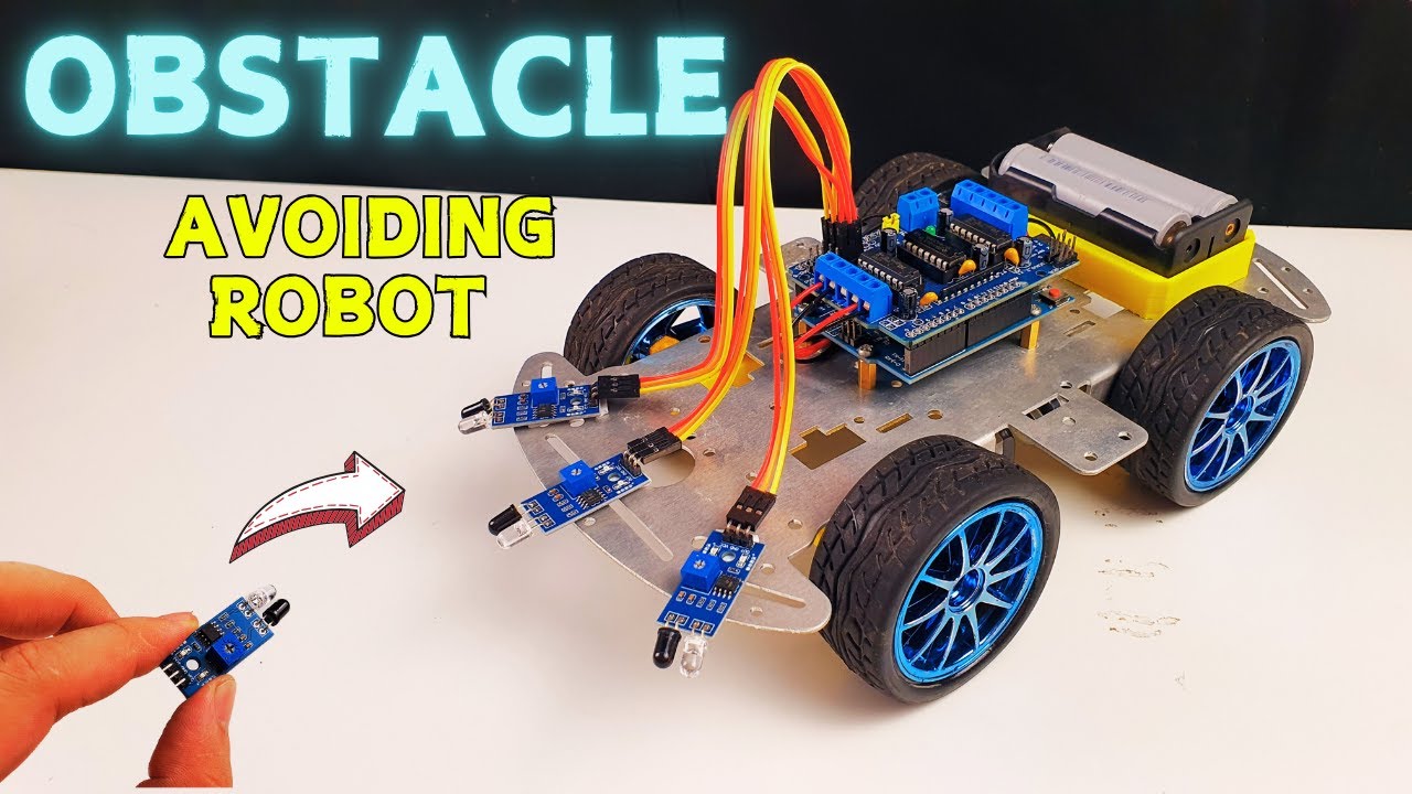 Build an Arduino Obstacle Avoiding Robot with 3 IR Sensors