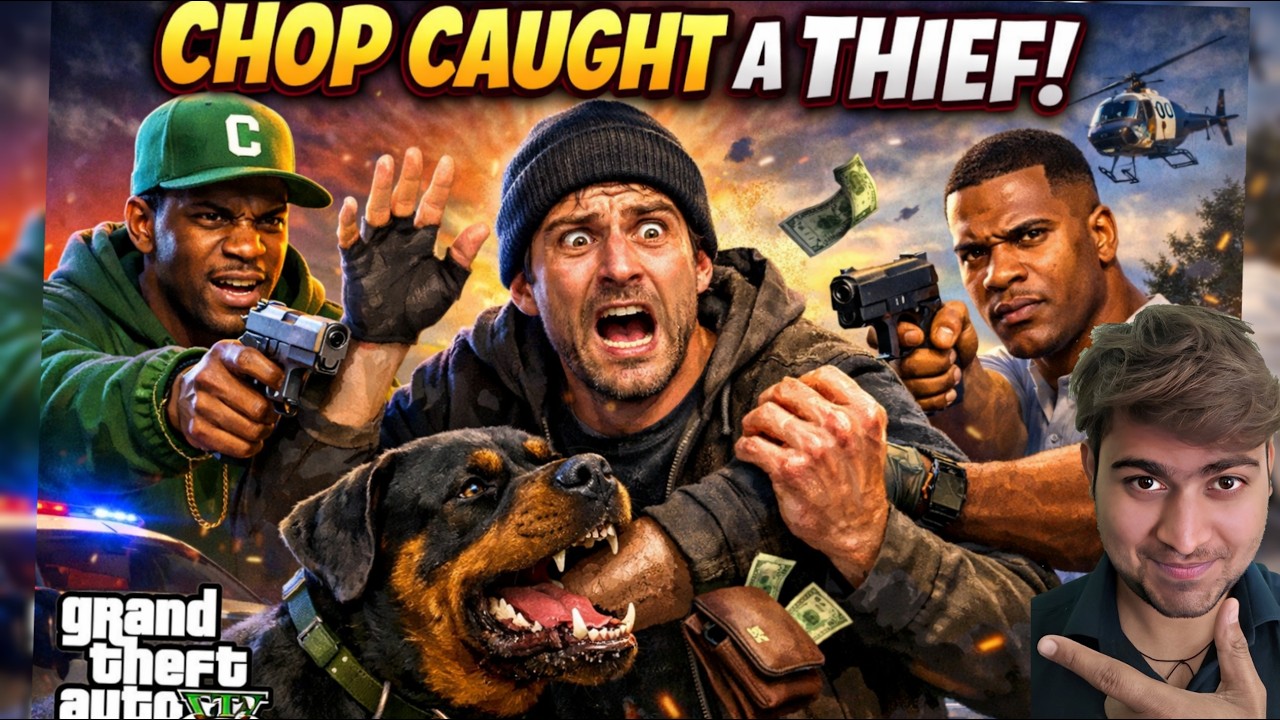 Chop Caught A Thief Gta 5 // #gta5 #gtav #gtaonline #gta5gameplay #gta5live