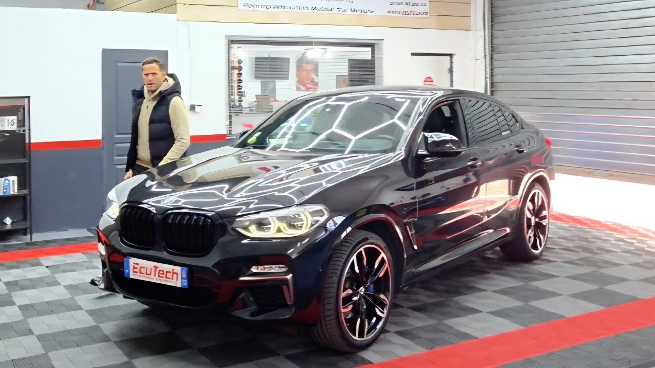 Installation Tracker GPS + Coupure moteur à distance BMW X4M - EcuTech Marseille 