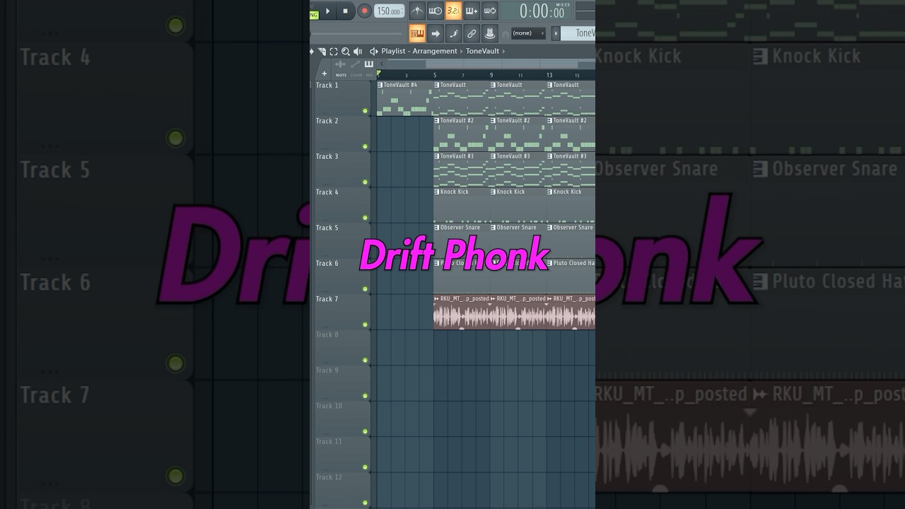 Учебное пособие по DRIFT PHONK FL STUDIO! #flstudio #музыкальное производство