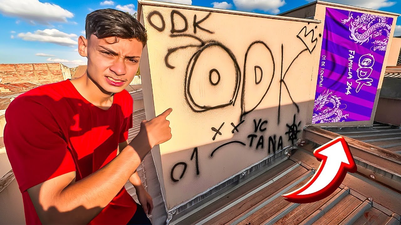 A ODK PICHOU MINHA CASA E DEIXOU UM RECADO PARA MIM!