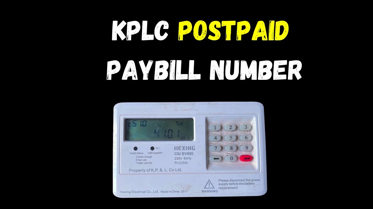 kplc postpaid paybill | kplc paybill number for postpaid meters