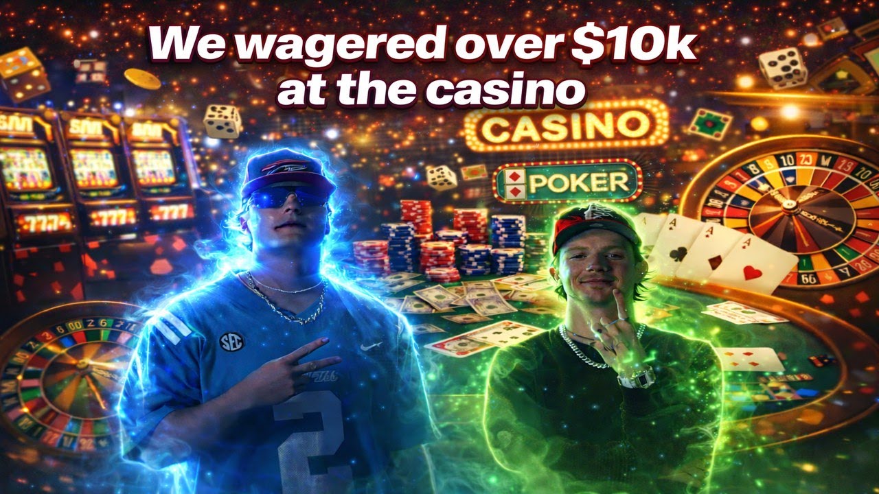 We wagered over $10k at the casino
