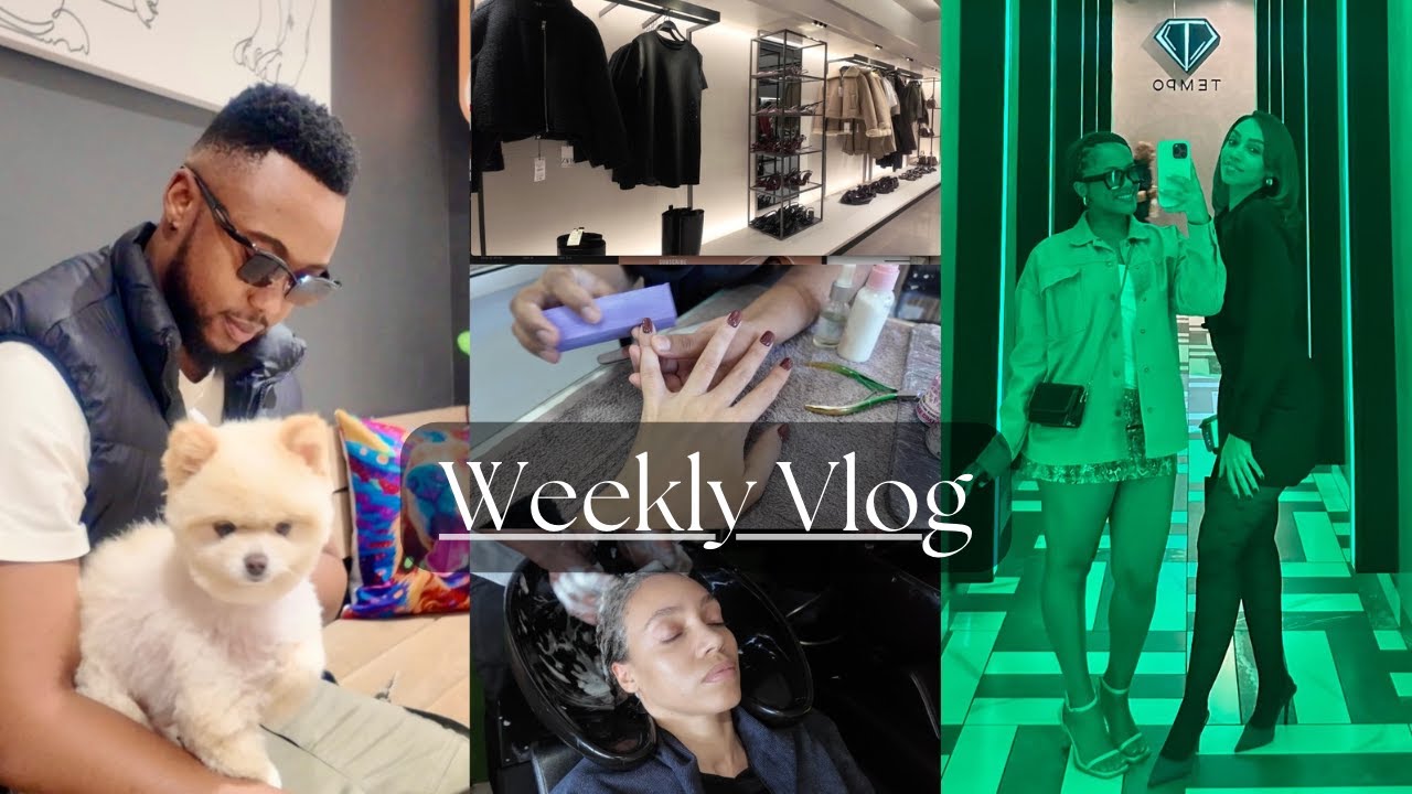 Weekly Vlog Getting ready for a night out, My helper Quit, Cleaning the house, Pet grooming for Mani