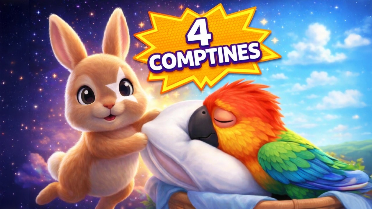 A Ram Sam Sam, un pirate foireux et de drôles d'animaux - Compilation de 4 comptines !