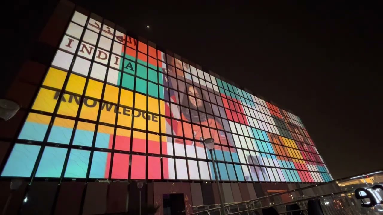 International womens day facade projection av