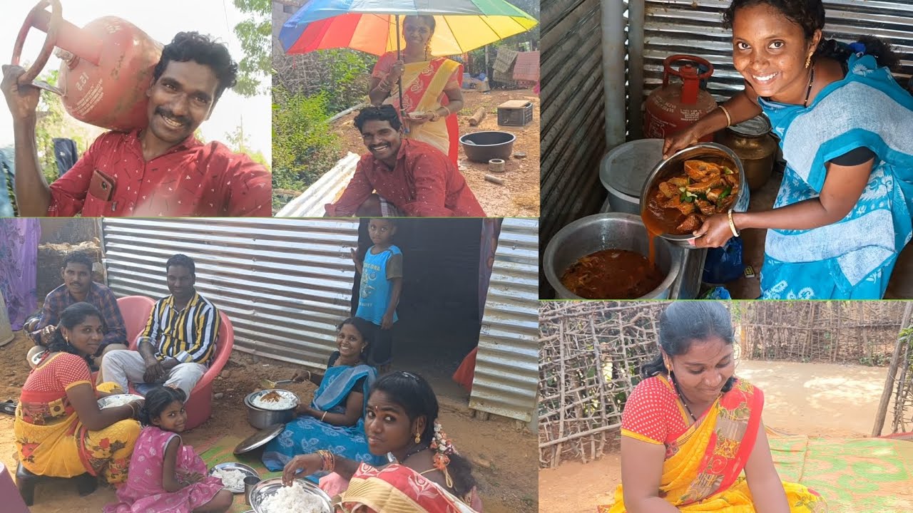 🤗😋ఇంటికి వచ్చిన మాబంధువులకి కృప చేపల కూర చేసిపెట్టిందండి..|| fish curry recipe || village cooking..