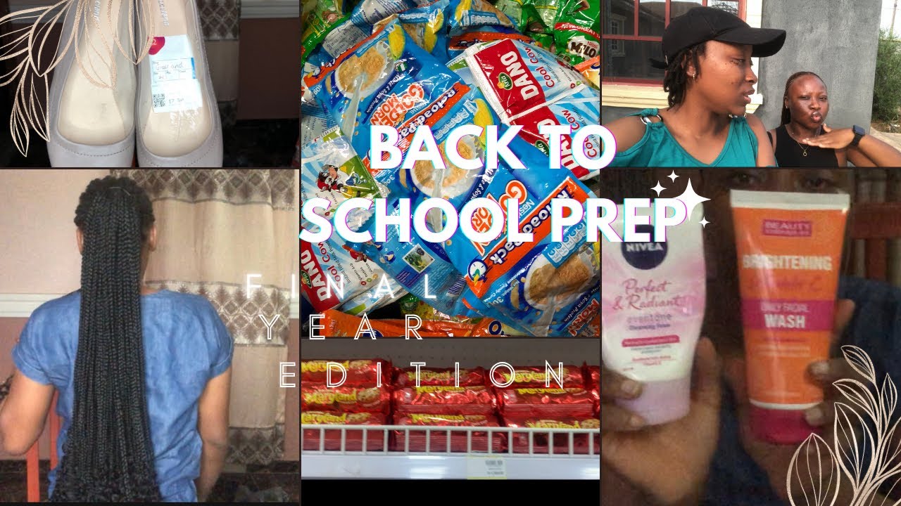 Back to school prep for my final year| grocery shopping | grocery haul| new hair and more…