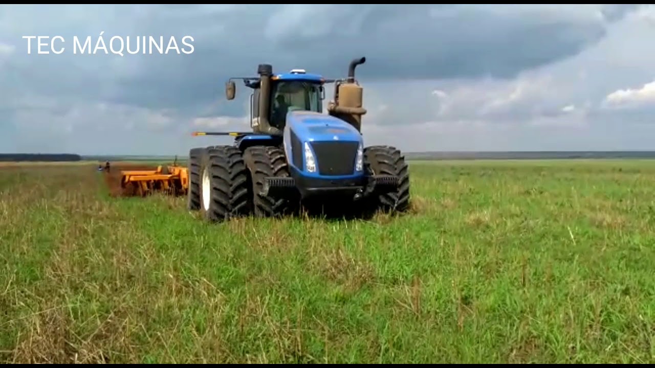 New Holland T9 com grade Santa Isabel